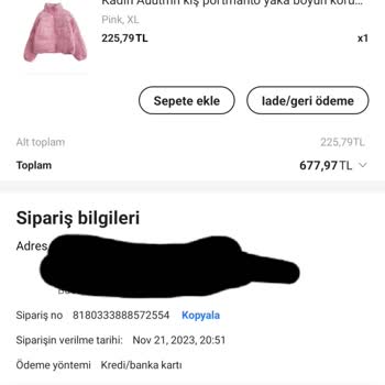Aliexpress Yanlışlıkla Onayladım Ürün Daha Kargodayken