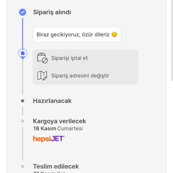 Hepsiburada Temin Edilemeyen Ürün...