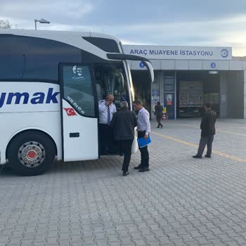 Özkaymak Turizm Otobüs Muayeneye Girdi