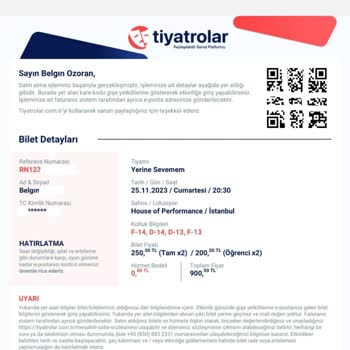 Tiyatrolar.com.tr Son Dakika Sebepsiz İptal