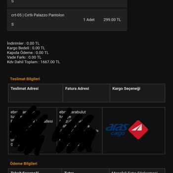 Elbisem Nişantaşı Ödeme Yapmama Rağmen Ürünüm Gelmedi. Hukuki Süreç Başlatacağım.