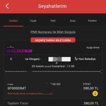 Obilet Açığa Alınan Bileti Kullanamıyorum