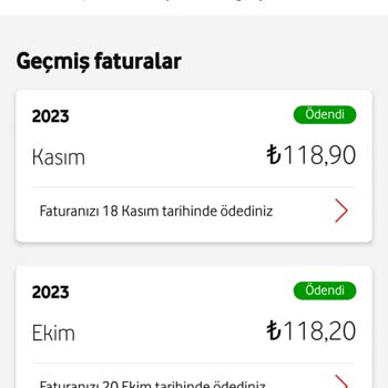 Vodafone Habersizce Fatura Fiyat Artırımı