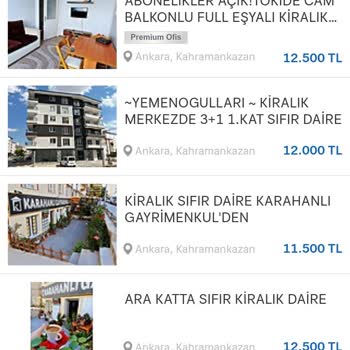 T. C. Cumhurbaşkanlığı Fahiş Kira Artışı