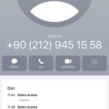 Türk Telekom Adı Altında Şüpheli Arama