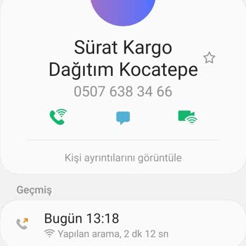 Sürat Kargo Firma Elemanının Saygısızlığı