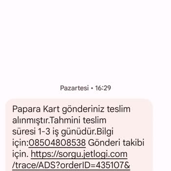 Jetlogi 1 Aydır Siparişim Teslim Edilmedi