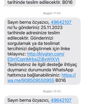 Kolay Gelsin Yanlış Kişiye Teslimat