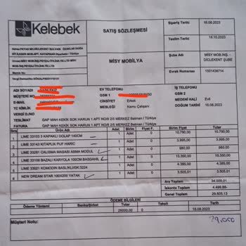 Kelebek Mobilya Genç Odasını 3 Ayı Geçti Hâlâ Getirmedi