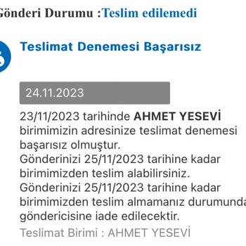 MNG Kargo Sultanbeyli Ahmet Yesevi Şubesi Kargoları Teslim Etmiyor