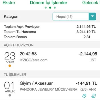 Zara Fazla Para Çekimi