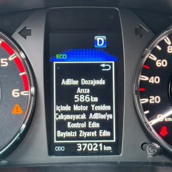 Toyota 36.750 Km De AdBlue Arızası