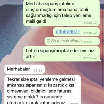 Basic&me Paramın Ücret İademi Yapmıyor Ve Ürün Göndermiyor