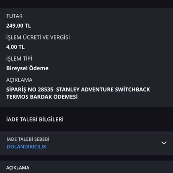 Sevgievim.com Ürünümü Göndermedi
