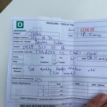 Deichmann Ayakkabı Sorununun Çözülmemesi