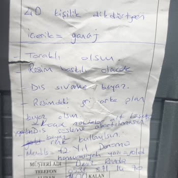 Yücel'in Ekmek Teknesi Alınan Siparişi Yerine Getirmeme