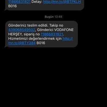 MNG Kargo Teslim Edilmeyen Kargonun, Edilmiş Olarak SMS Gelmesi