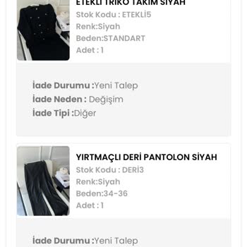 Şehrimoda Butik Değişim İade Kabul Etmiyor, Ürünler Elimde Kaldı