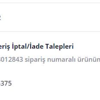 Pazarama.com Sipariş İptal Edilmiyor