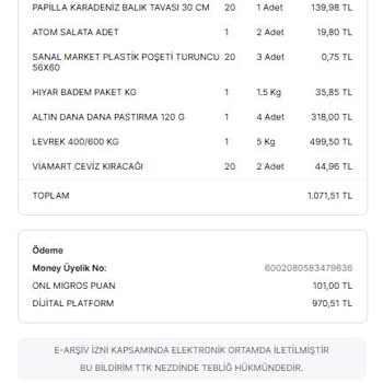 Migros Sanal Market Eksik Gelen Ürünü Tamamlamıyor, İadesini Yapmıyor.