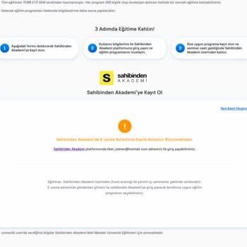 Sahibinden Akademi Ve Sahibinde Firması İlgisiz Ve Alakasız Bir Firma