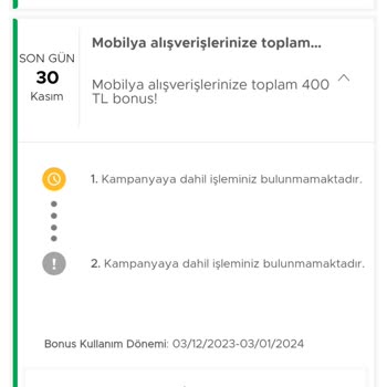 Garanti BBVA Mobilya Sektörü Bonus Kampanyası