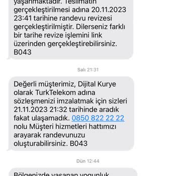 Dijital Kurye 6 Gündür Hattımı Getirmiyor