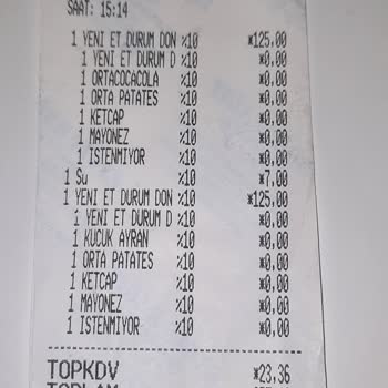 Usta Dönerci Çok Kotu Ve Malzeme Çok Az