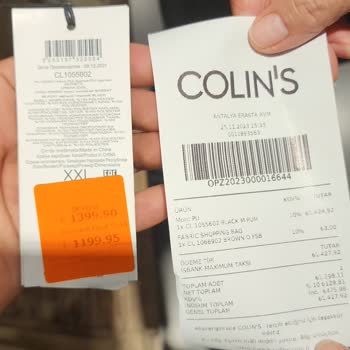 Antalya Erasta AVM Colin's Mağazası