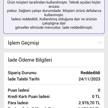 N11 Kusurlu Ürün Gönderimi