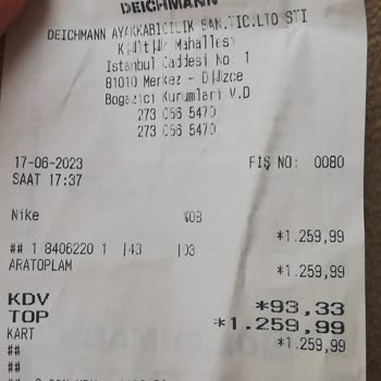 Dünya Markası Nike Bile Olsa Deichmann Dan Alma!