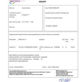 Caffe Nero Nero Uygulamasındaki Sorun