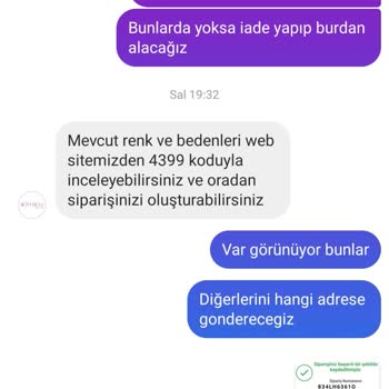 Yusem Tesettür Elbise Değişim İade