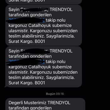Sürat Kargo Teslimat Sorunları