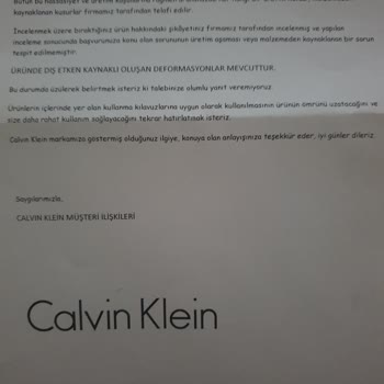 Boyner Calvin Klein Sneaker Ürün İnceleme Reddi