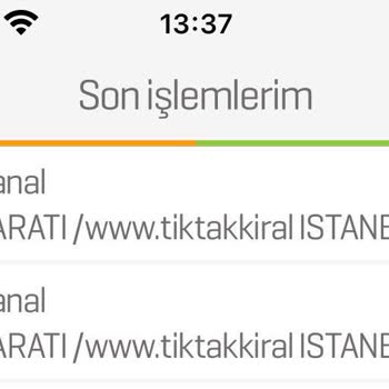 Tiktak 1 Sn. Bile Kullanmadığım Araç İçin 300 TL Para Çekti