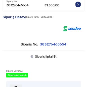 Fenerium Sipariş Sonuçlandırılmadı Ve Bilgi Verilmiyor