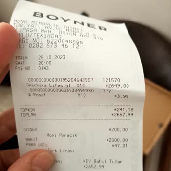 Boyner Mağazası Ayakkabı Aldım