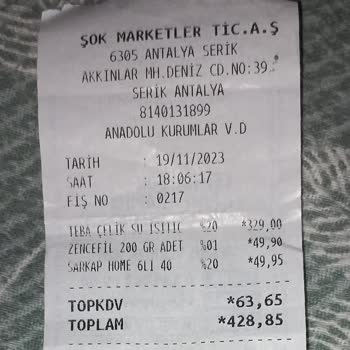 Şok Marketler'in İade Değişim Yanıltması