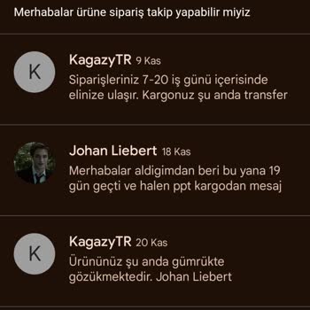 Kagazytr Siparişim Gümrükte Kayboldu!