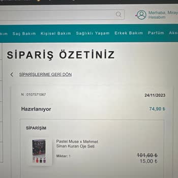 Watsons Sipariş Hayal Kırıklığı