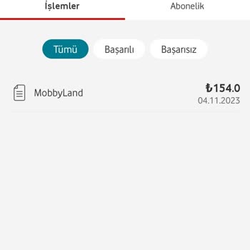 Vodafone/MobbyLand Mobil Ödeme