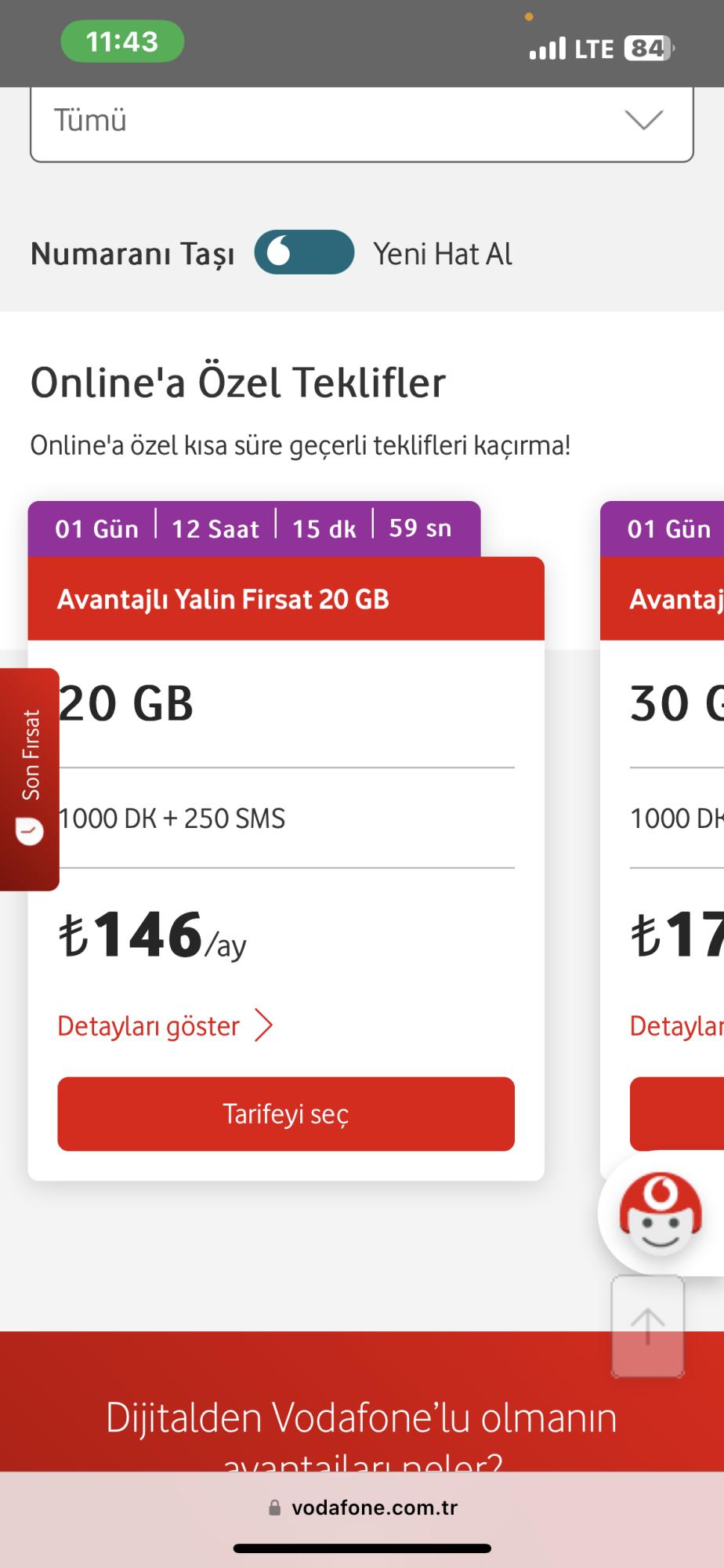 Vodafone Kampanya Fiyatı Tutarsızlığı Şikayetvar