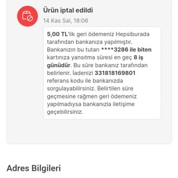 Hepsiburada Güvenlik İhlali Ve Mağduriyet Yaşadım