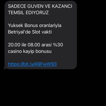 Vodafone Sürekli Gelen Casino Mesajları