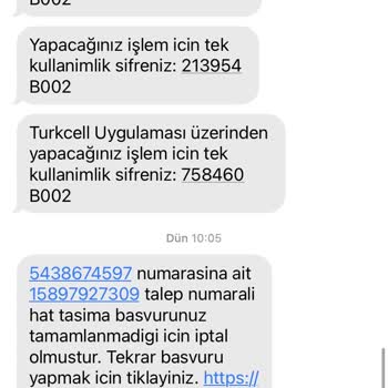Online Başvuruda Turkcell Hat Taşıma Sorunu!