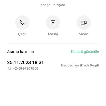 Vodafone Bilinmeyen Numaradan Arama Ve Güvenlik Endişesi