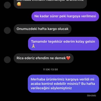 Sy Organizasyon Siparişim Gelmedi Ve Param İade Edilmedi