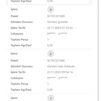 Scotty Kargo Akhisar Şubesi Adresi Beğenmeyerek Ürün Teslimi Yapmıyor