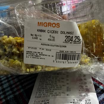Migros Dolmada Lastik Çıktı